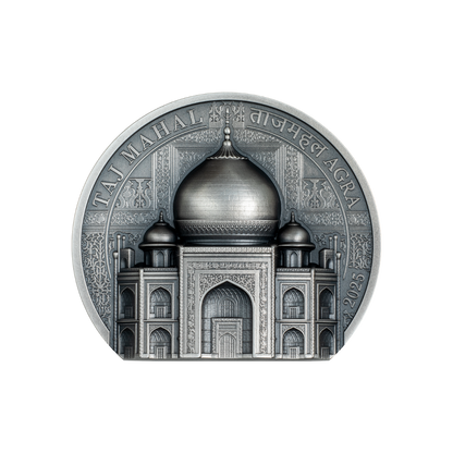 Taj Mahal Historical Monuments 2 Oz Silver Coin 2025