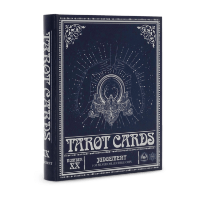 Tarot Cards Judgement Silver Collectible Coin 2025 packaging closed - Agoro New Zealand Mint