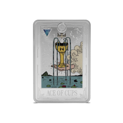 Tarot Cards Ace of Cups 1 Oz Silver Coin