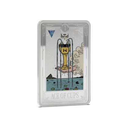Tarot Cards Ace of Cups 1 Oz Silver Coin