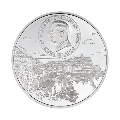 The Architectures of the World Cinque Terre 2 Oz Fine Silver Coin CIT/Royal Canadian Mint