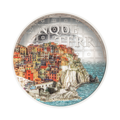 The Architectures of the World Cinque Terre 2 Oz Fine Silver Coin CIT/Royal Canadian Mint