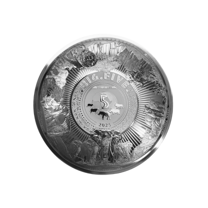 The Big Five of Africa 1 kg Silver Coin 2025