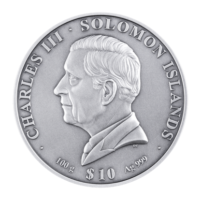 The Colossus of Rhodes 100g Silver Coin 2027 MDM