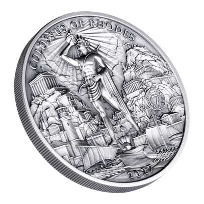 The Colossus of Rhodes 100g Silver Coin 2027 MDM