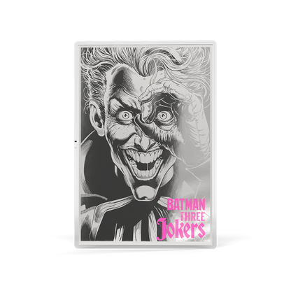 Batman Three Jokers #3 The Comedian Silver Collectible Foil Agoro