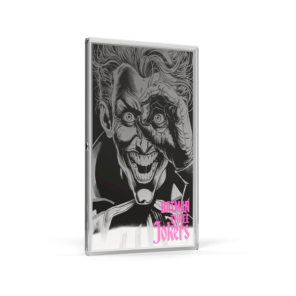 Batman Three Jokers #3 The Comedian Silver Collectible Foil Agoro