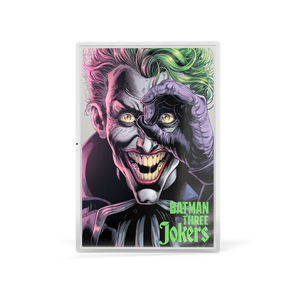 Batman Three Jokers #3 The Comedian Silver Collectible Foil Agoro