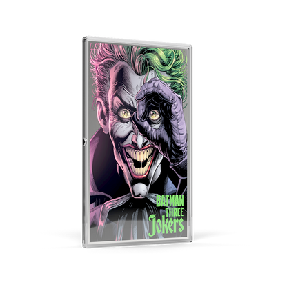 Batman Three Jokers #3 The Comedian Silver Collectible Foil Agoro