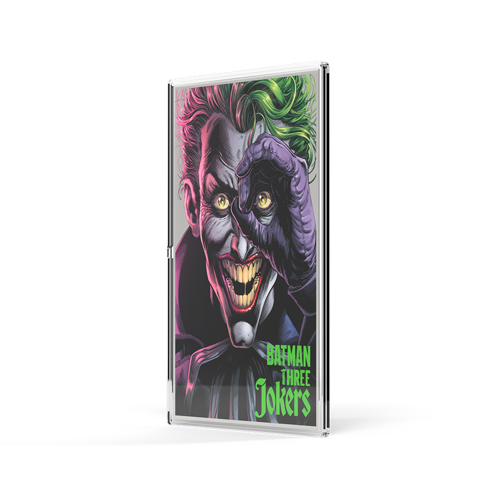 Batman Three Jokers #3 The Comedian Silver Collectible Foil Agoro