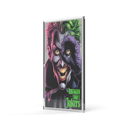 Batman Three Jokers #3 The Comedian Silver Collectible Foil Agoro
