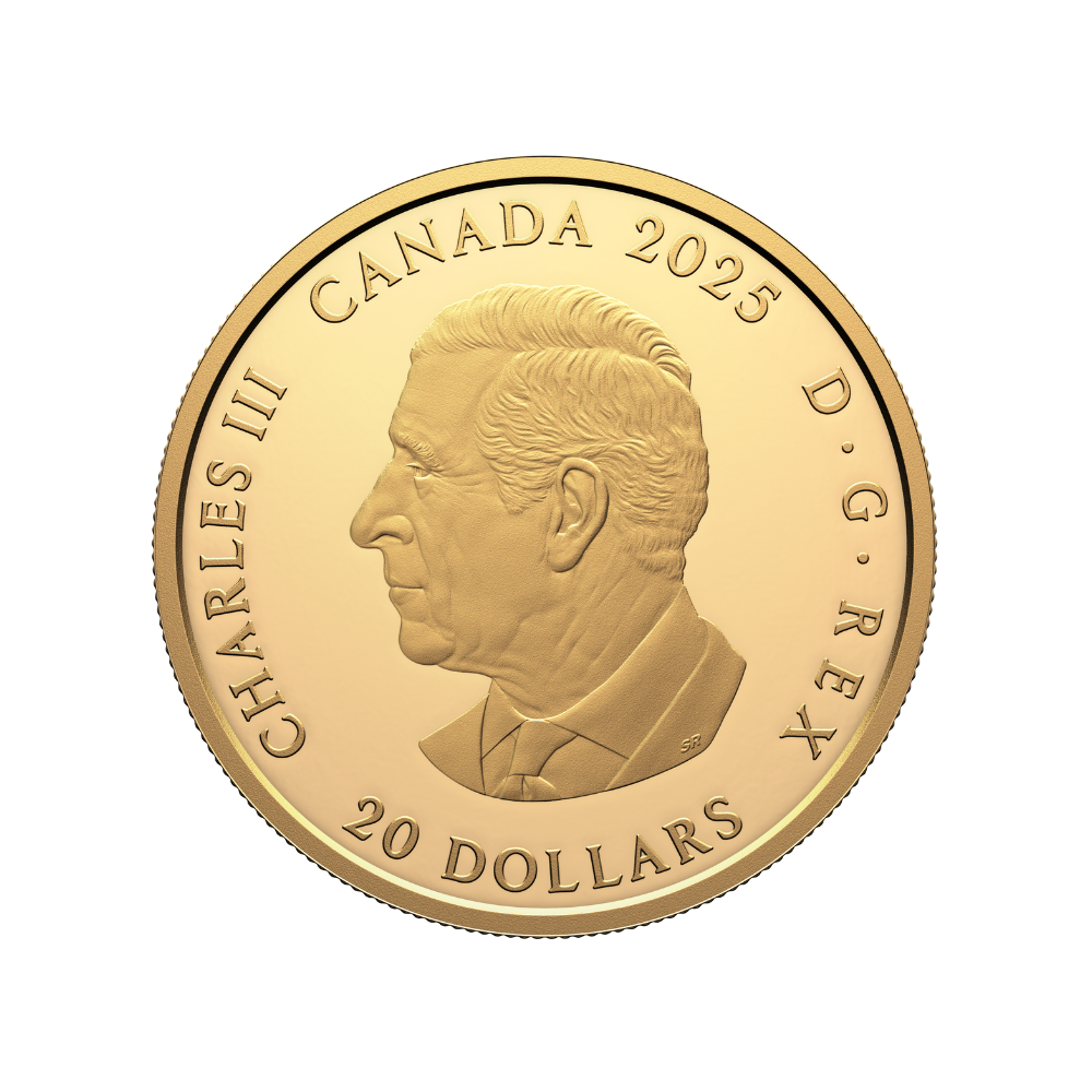 The Gilded Sundial 1 Oz Fine Silver Coin Canada 2025 ROYAL CANADIAN MINT