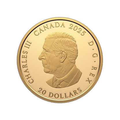 The Gilded Sundial 1 Oz Fine Silver Coin Canada 2025 ROYAL CANADIAN MINT