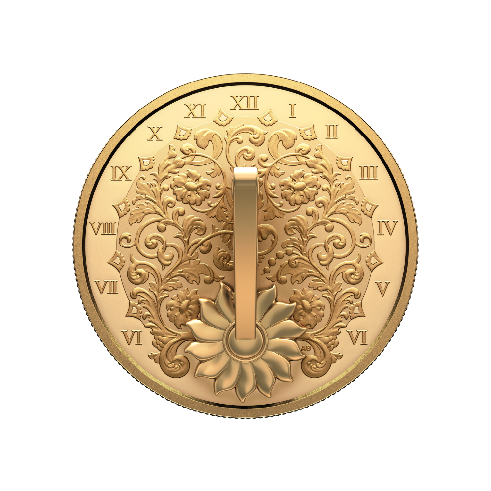 The Gilded Sundial 1 Oz Fine Silver Coin Canada 2025 ROYAL CANADIAN MINT