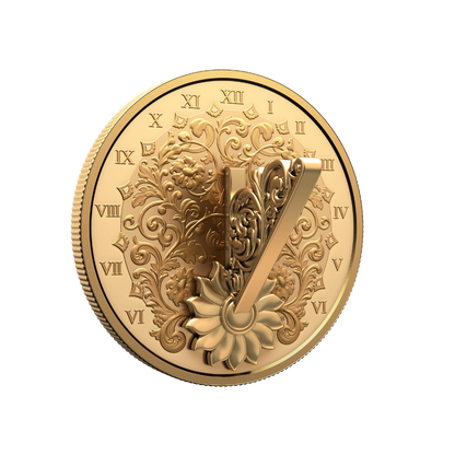 The Gilded Sundial 1 Oz Fine Silver Coin Canada 2025 ROYAL CANADIAN MINT