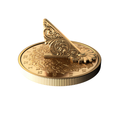 The Gilded Sundial 1 Oz Fine Silver Coin Canada 2025 ROYAL CANADIAN MINT