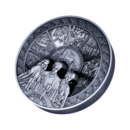 The Golden Trio Harry Potter 25 Years of Magic 1 Kg Silver Coin 2026 MDM