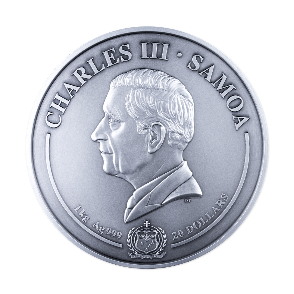 The Golden Trio Harry Potter 25 Years of Magic 1 Kg Silver Coin 2026 MDM