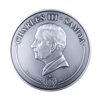 The Golden Trio Harry Potter 25 Years of Magic 1 Kg Silver Coin 2026 MDM