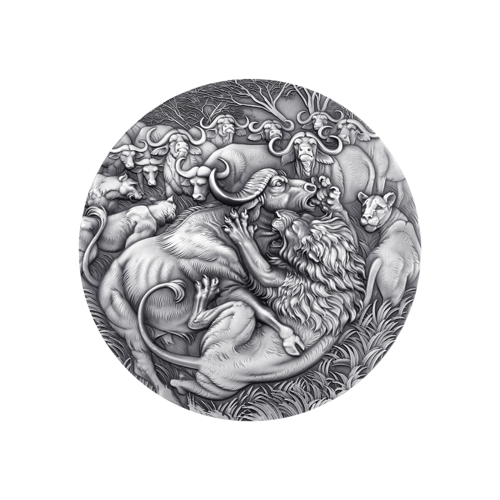 The Grand Hunting Circle of Life 1 Kg Kilo Silver Coin 2025