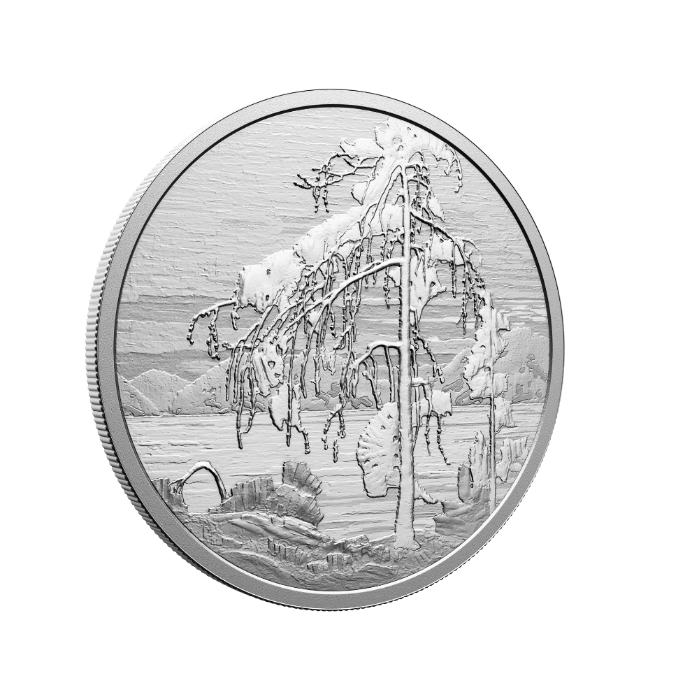 The Jack Pine by Tom Thomson 2 Oz Fine Silver Coin