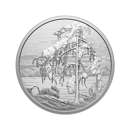 The Jack Pine by Tom Thomson 2 Oz Fine Silver Coin - Parthava Coin