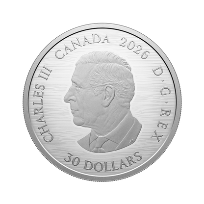 The Jack Pine by Tom Thomson 2 Oz Fine Silver Coin Obverse - Parthava Coin