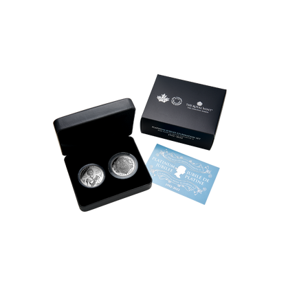 The Platinum Jubilee of Her Majesty Queen Elizabeth II Two-Coin Set 2022