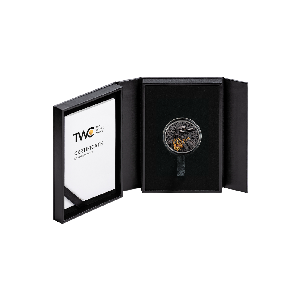 The Raven Creatures of Nocturne 1 Oz Silver Coin 2025