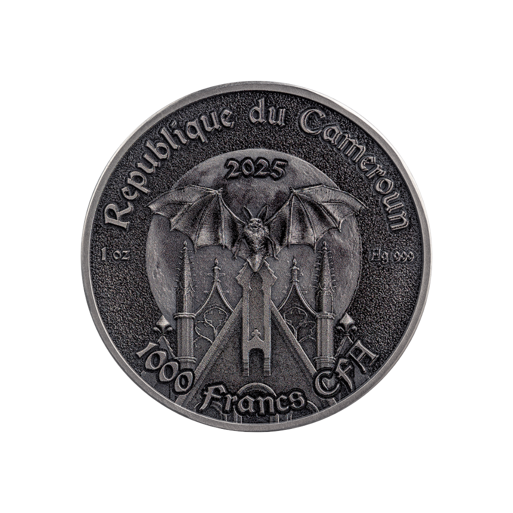 The Raven Creatures of Nocturne 1 Oz Silver Coin 2025