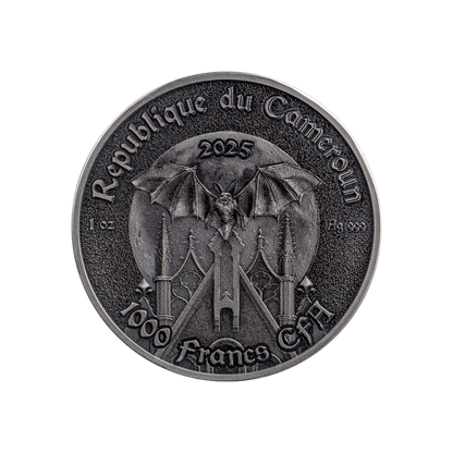 The Raven Creatures of Nocturne 1 Oz Silver Coin 2025