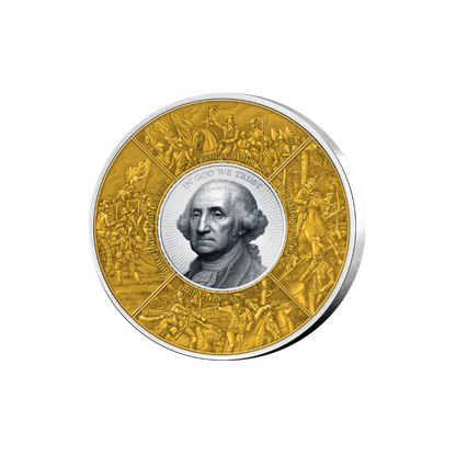 The Road to Independence 4 Oz Puzzle Silver Coin 2026