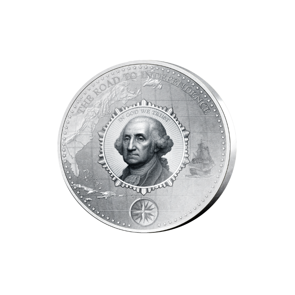 The Road to Independence 4 Oz Puzzle Silver Coin 2026