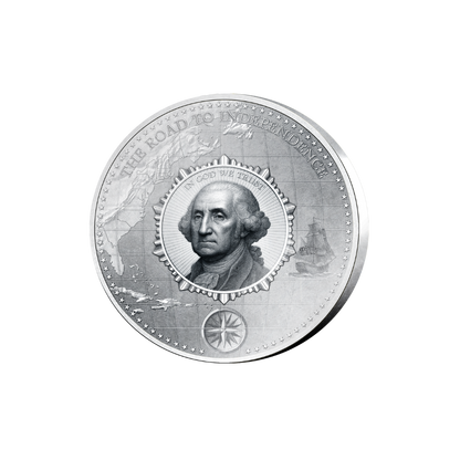 The Road to Independence 4 Oz Puzzle Silver Coin 2026