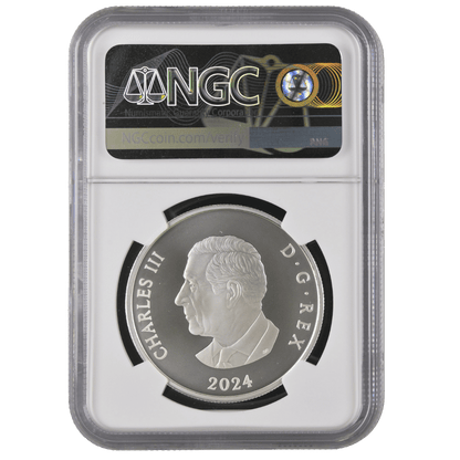 The Sapphire Jubilee Snowflake Brooch Fine Silver Coin - PF 70 - PARTHAVA COIN