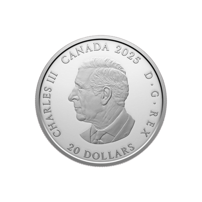 The Sundial 1 Oz Fine Silver Coin $20 Canada 2024