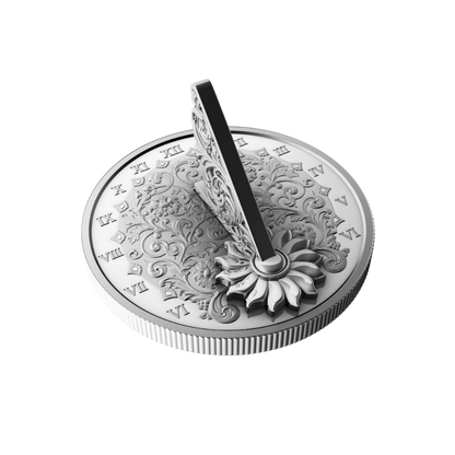 The Sundial 1 Oz Fine Silver Coin $20 Canada 2024