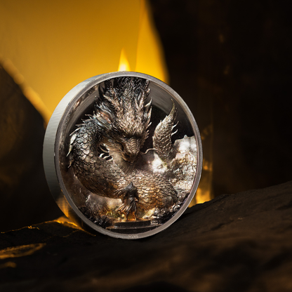 Thunder Dragon 3 oz Silver Coin 2026