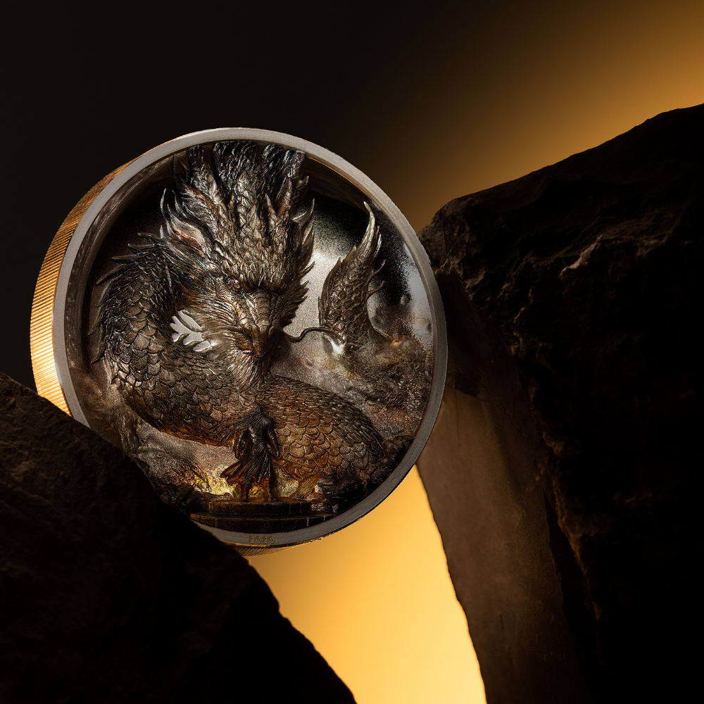 Thunder Dragon 3 oz Silver Coin 2026