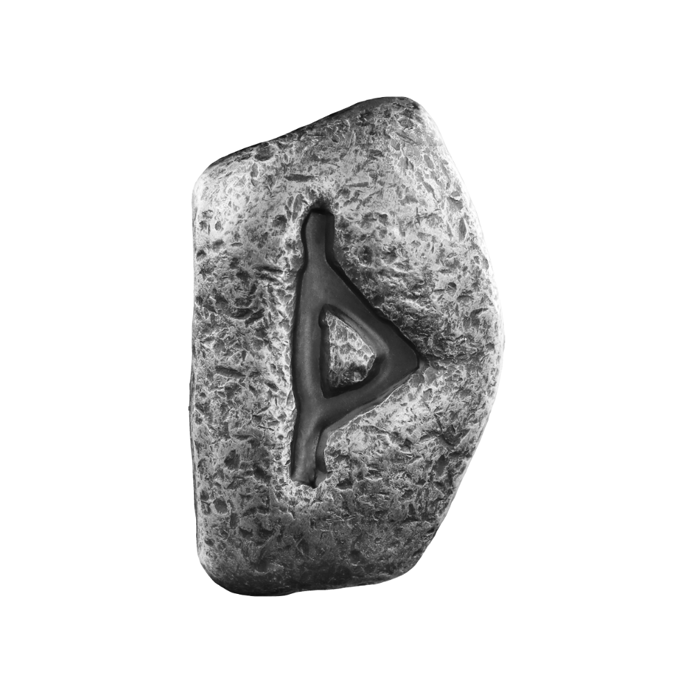 Thurisaz Cast Rune 1 Oz Silver Cast Bar 2025 Germania Mint