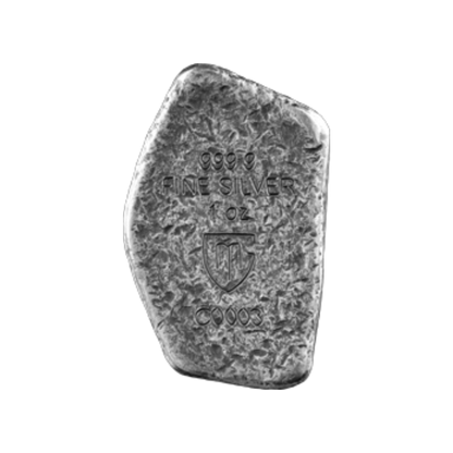 Thurisaz Cast Rune 1 Oz Silver Cast Bar 2025 Germania Mint