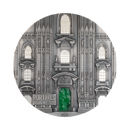 Tiffany Art Portals Milan & Prague 1 kg Silver Coin 2026
