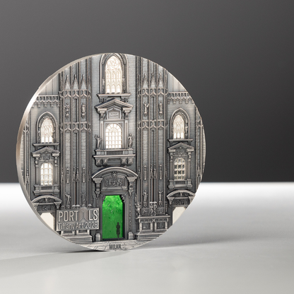 Tiffany Art Portals Milan & Prague 1 kg Silver Coin 2026