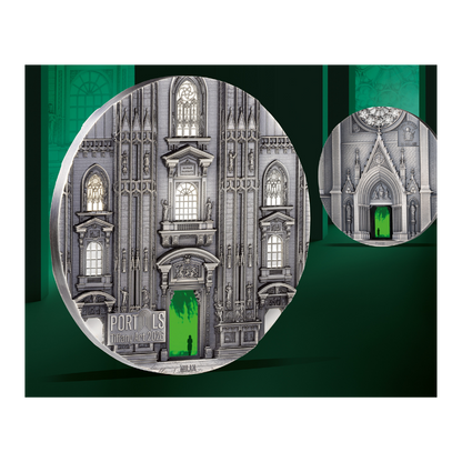 Tiffany Art Portals Milan & Prague 1 kg Silver Coin 2026