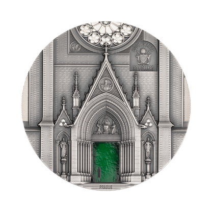 Tiffany Art Portals Milan & Prague 3 oz Silver Coin 2026