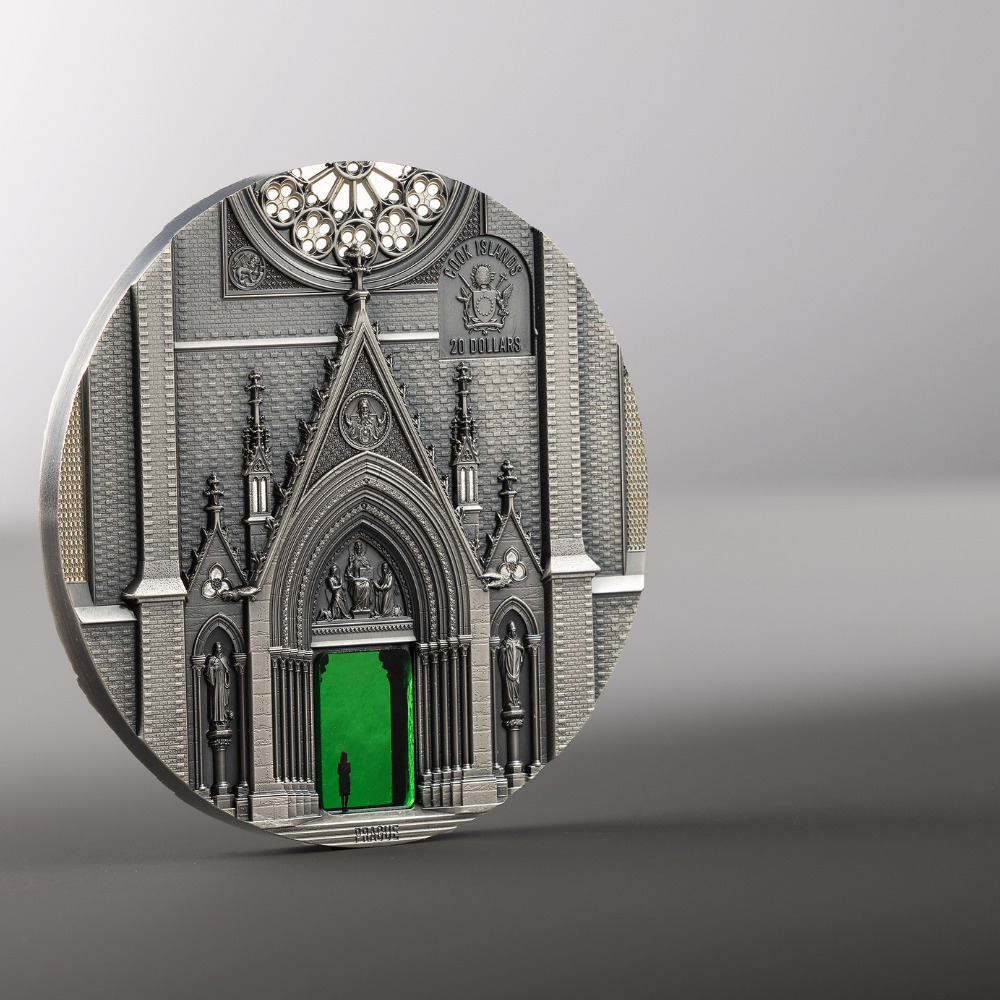 Tiffany Art Portals Milan & Prague 3 oz Silver Coin 2026