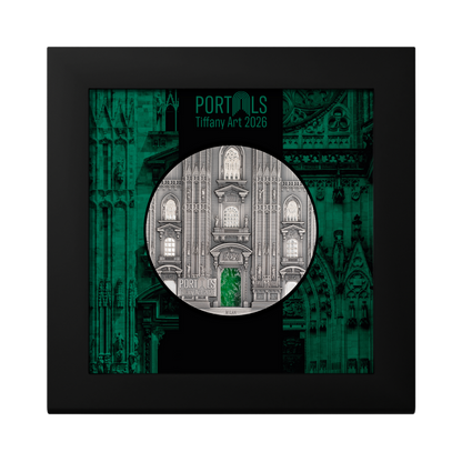 Tiffany Art Portals Milan & Prague 3 oz Silver Coin 2026