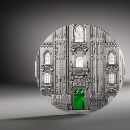 Tiffany Art Portals Milan & Prague 3 oz Silver Coin 2026