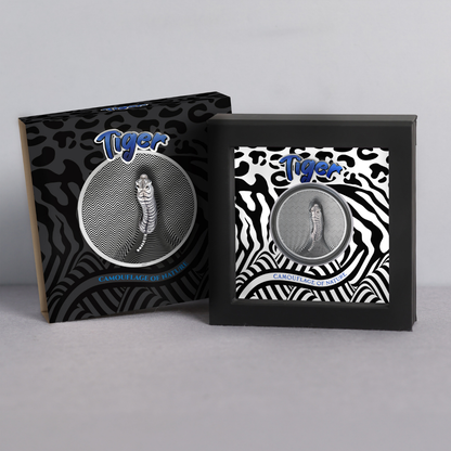 Tiger Camouflage of Nature 3 Oz Silver Coin 2026 Power Coin