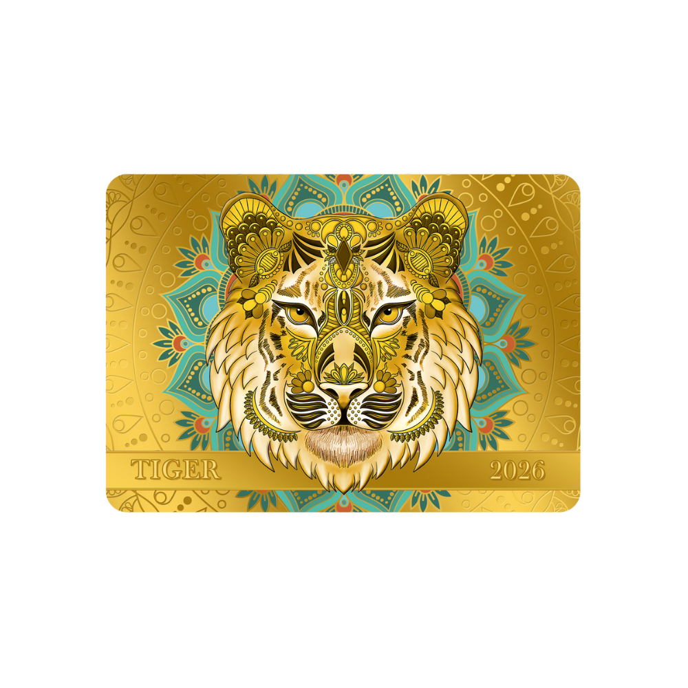 Tiger Spirit Animals Collection 1/200 Oz Gold Coin 2026